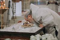  Божественная литургия и отпевание архимандрита Сергия (Шагаева) в Тихвинском храме Ногинска 